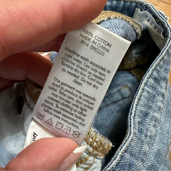 PacSun High Rise Jean Shorts Size 24 - Picture 4 of 7